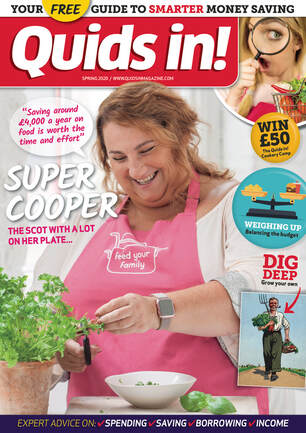 Quids in! magazine cover, featuring cook and influencer, Lorna Cooper